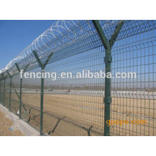 powder coated security fence/anti-climb gate fencing